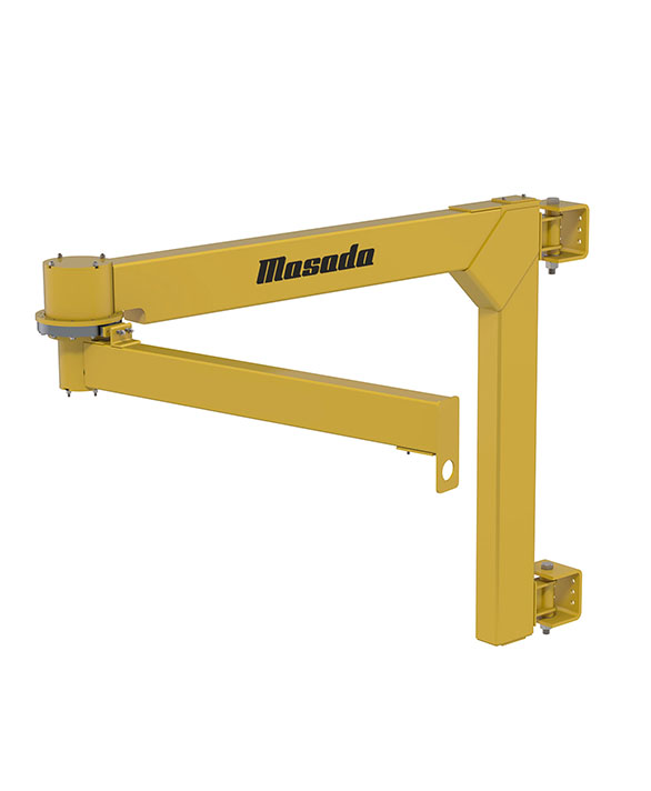 Folding jib crane